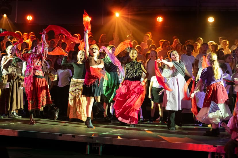 Waltham Forest Music Sevice Presents This Is Carmen! Choir with scarves